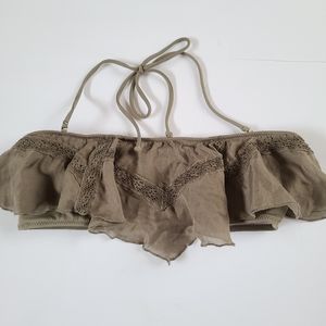 Victoria's Secret olive green swim top